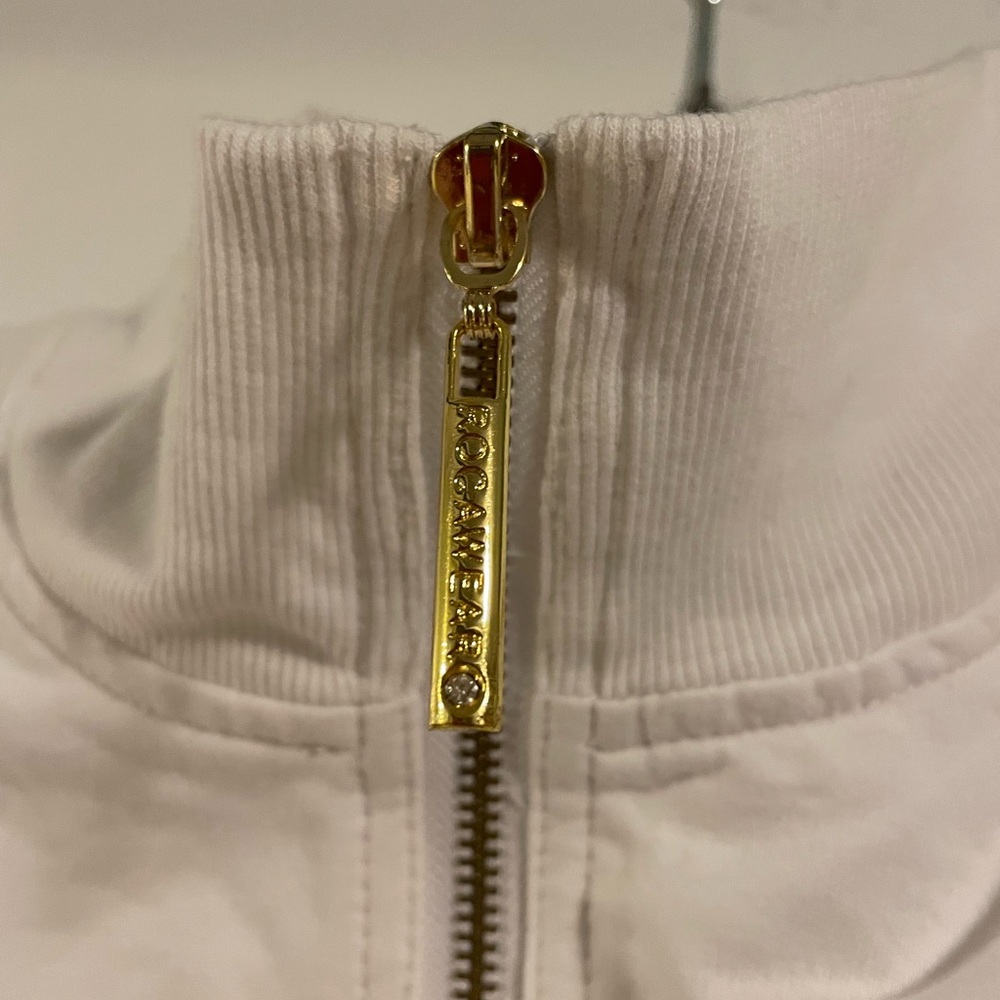 Rocawear White and Gold Bomber Jacket - Picture 3 of 8